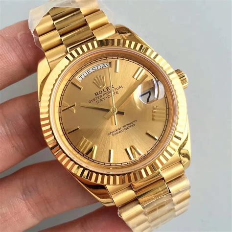 gold rolex day date replica|rolex knockoff watches day date.